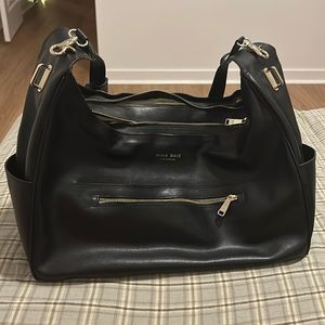 EUC Mina Baie faux leather diaper bag